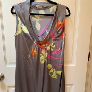 Dries Van Noten Silk Dress.Amazing Neck, Sz 36/6